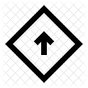 Straight Up Arrow Icon