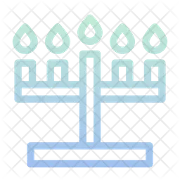 Straight menorah  Icon