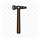 Straight Peen Hammer Hammer Carpentry Icon