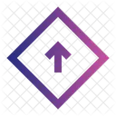 Straight Up Arrow Icon