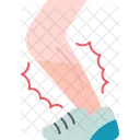 Strains Leg Muscle Icon