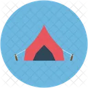 Strand Zelt Camping Symbol