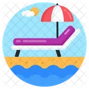 Strandbett  Symbol