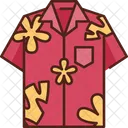 Strandhemd Mode Stoff Symbol