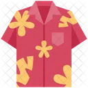 Strandhemd Mode Stoff Symbol