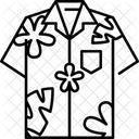 Strandhemd Mode Stoff Symbol