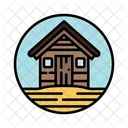 Strandhütte  Symbol