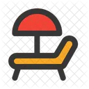 Strandstuhl  Symbol
