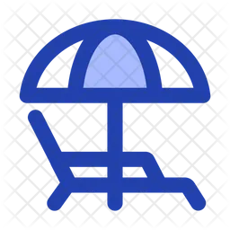 Strandstuhl  Symbol