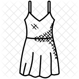 Straps Dress Icon