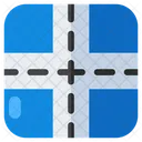 Strasse Fahrbahn Autobahn Symbol