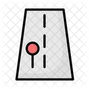 Strassen Pin Fahrbahn Strassen Navigation Icon