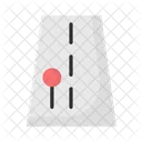 Strassen Pin Fahrbahn Strassen Navigation Symbol