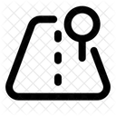 Strassenmarkierung Strassenrand Fahrbahn Symbol