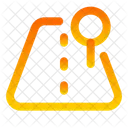 Strassenmarkierung Strassenrand Fahrbahn Symbol
