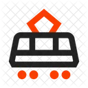 Strassenbahn Elektrotransport Personenverkehr Symbol