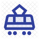 Strassenbahn Elektrotransport Personenverkehr Symbol