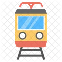 Strassenbahn Zug Elektro Symbol