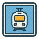 Strassenbahn Transport Zug Icon