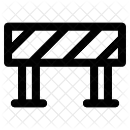 Straßenbarriere  Symbol