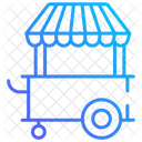 Strassen Imbissstand Essen Kaufen Symbol