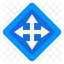 Strassenkreuzung Kreuzung Autobahn Symbol