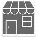 Strassenladen Kiosk Imbissstand Symbol