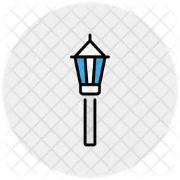 Straßenlampe  Symbol