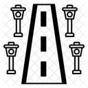 Strassenlampe Symbol