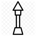 Straßenlampe  Symbol