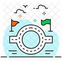 Strassennavigation Routennavigation Autobahnnavigation Symbol