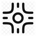 Strassenrand Strasse Strassen Symbol