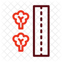 Strassenrand Essen Indisch Symbol