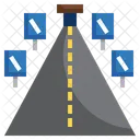 Straßenrandbanner  Symbol