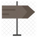 Strassenrichtung Wegweiser Wegweiser Symbol