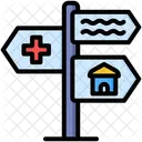Verkehrszeichen Sommer Urlaub Symbol