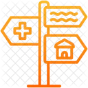 Verkehrszeichen Sommer Urlaub Symbol