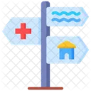 Verkehrszeichen Sommer Urlaub Symbol