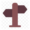 Strassenschild Zeichen Richtung Symbol