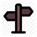 Strassenschild Zeichen Richtung Symbol