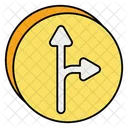 Strassenschild Richtung Verkehrszeichen Symbol
