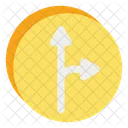 Strassenschild Richtung Verkehrszeichen Symbol