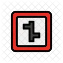Pfeil Standort Navigations Strassenschild Symbol