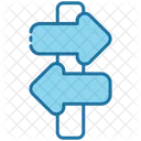 Strassenschild Strassenschild Richtung Symbol