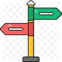 Strassenschild Wegweiser Verkehrsschild Symbol