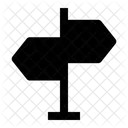 Strassenschild Richtung Zeichen Symbol