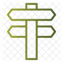 Verkehrszeichen Wegweiser Wegweiser Symbol
