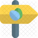Strassenschild Ei Symbol