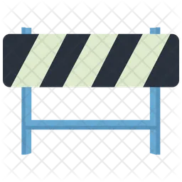 Straßensperre  Symbol