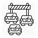 Straßensperre  Symbol